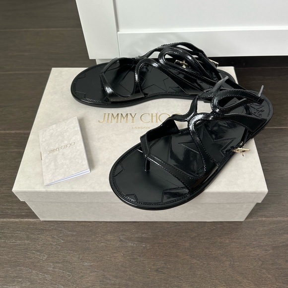 Jimmy Choo Lance Strappy Jelly Sandals - Picture 2 of 6